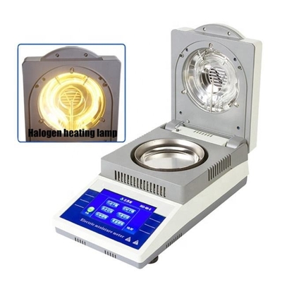 Multi Fungsi 50g Halogen Moisture Analyzer Mesin Uji Kelembaban Butir