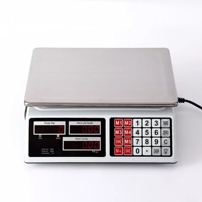 Tombol Digital Timbangan Elektronik Presisi Tinggi 30kg 40kg Skala Komputasi