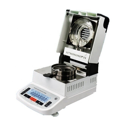 Halogen Moisture Analyzer Balance Plastik ABS Dengan Film Logam Di Dalam