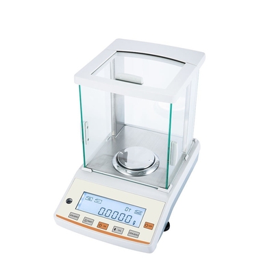 Akurasi Tinggi 0.1mg Digital Analytical Balance Aluminium Alloy Die Cast Base