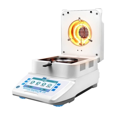 Grain Halogen Moisture Analyzer 0,005g Keterbacaan 110g Kapasitas Moisture Meter