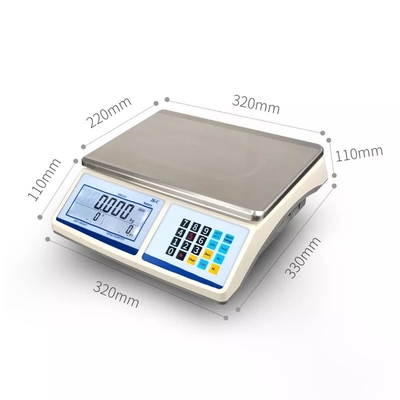 Layar LCD Skala Penghitungan Digital Skala Penghitungan Industri Elektronik